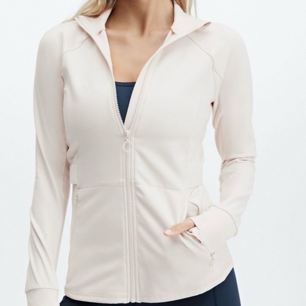 Fabletics Women's White Utility Jacket